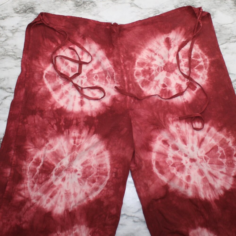 Wrap Pants Tie Dye Boho Starburst Swimsuit Cover-Up Summer Festival One Size - Picture 7 of 15